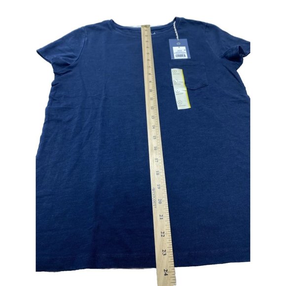 BRAND NEW Women's Universal Thread Blue Distressed T-Shirt - Size: Small - Picture 4 of 8
